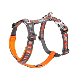 Orange No-Pull Dog Harness by Snagg A Harness