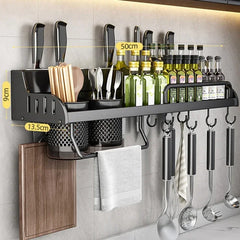 50cm Wall-Mounted Kitchen Storage Rack by Snagg A Rack