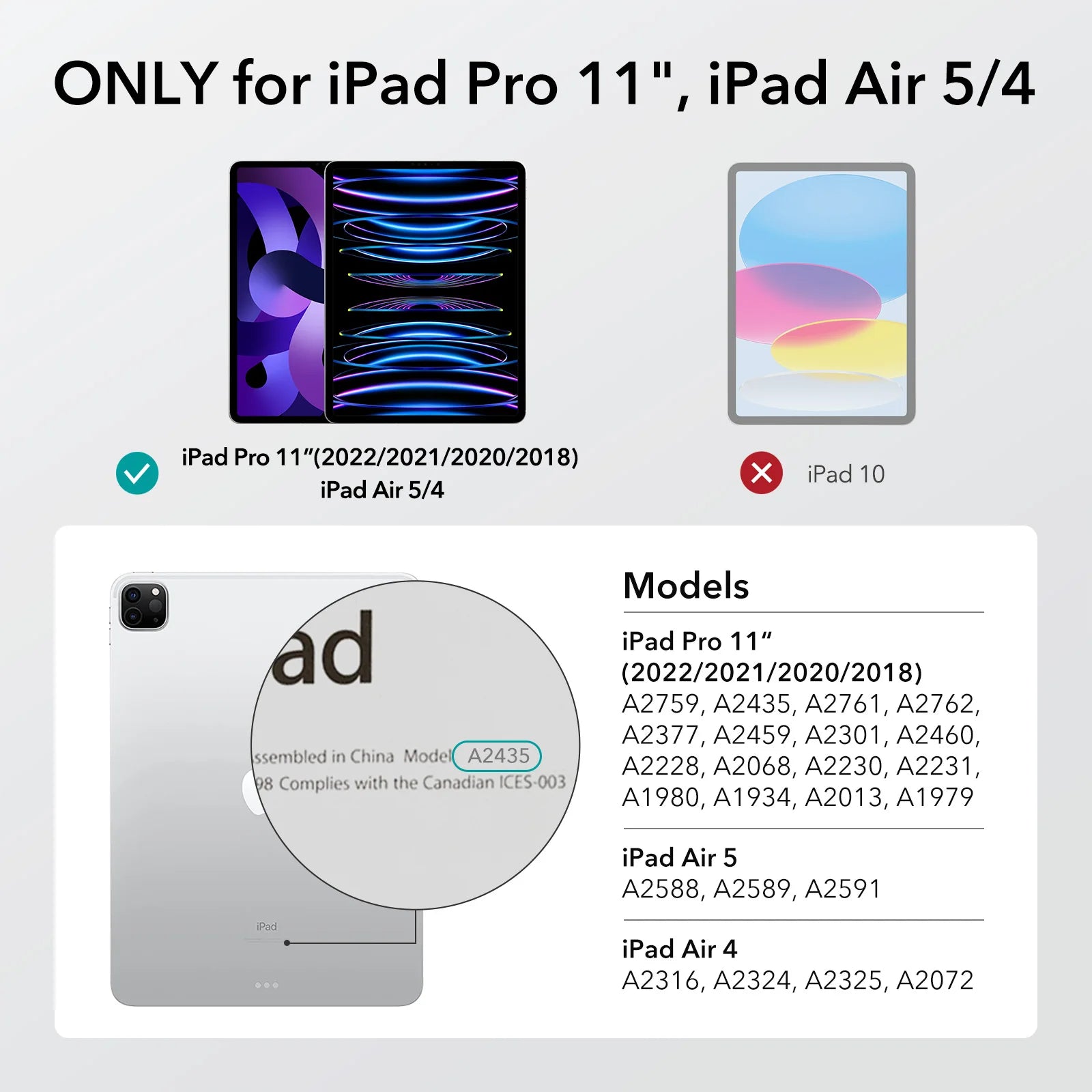 2Pack Screen Protector Tempered-Glass Film with Frame for iPad 11/10(2025/2022) iPad Air 13/11 (2025) Mini 7/6 Air 5/4 by Snagg A Screen Protector