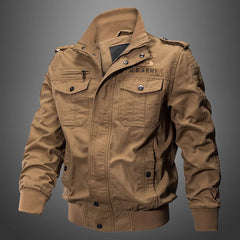 Men’s Tactical Jacket – Fleece-Lined, Windproof & Multi-Pocket Design by Snagg A Jacket
