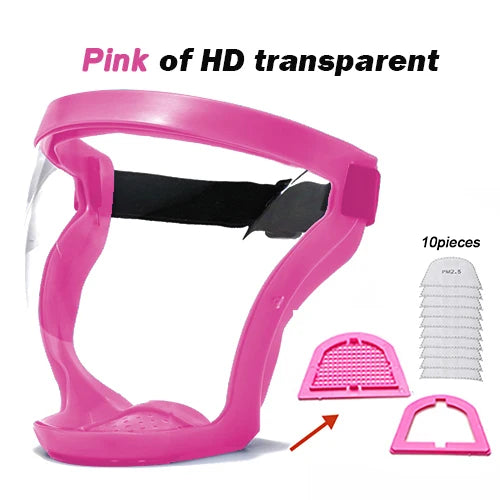 Super Protective Anti fog Full Face Shield by Snagg A Face Shield