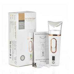 Handheld Nano Mist Sprayer – Portable Facial Hydration & Cooling Beauty Device
