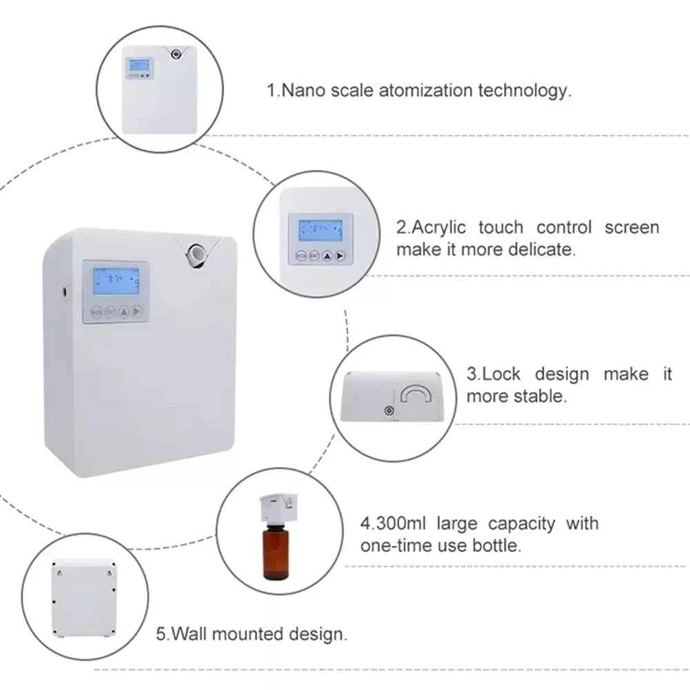 Bluetooth Smart Aroma Diffuser With Coverage 300m³