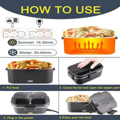 1.8L Electric Lunch Box Food Heater by Snagg A Lunch Bag