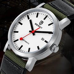 BERNY Swiss Railroad Automatic Watch - SnaggIt