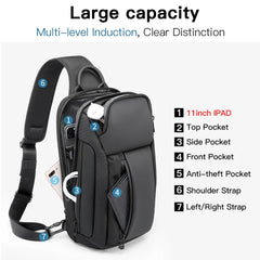 Oxford Waterproof Chest Bag by Snagg A Backpack