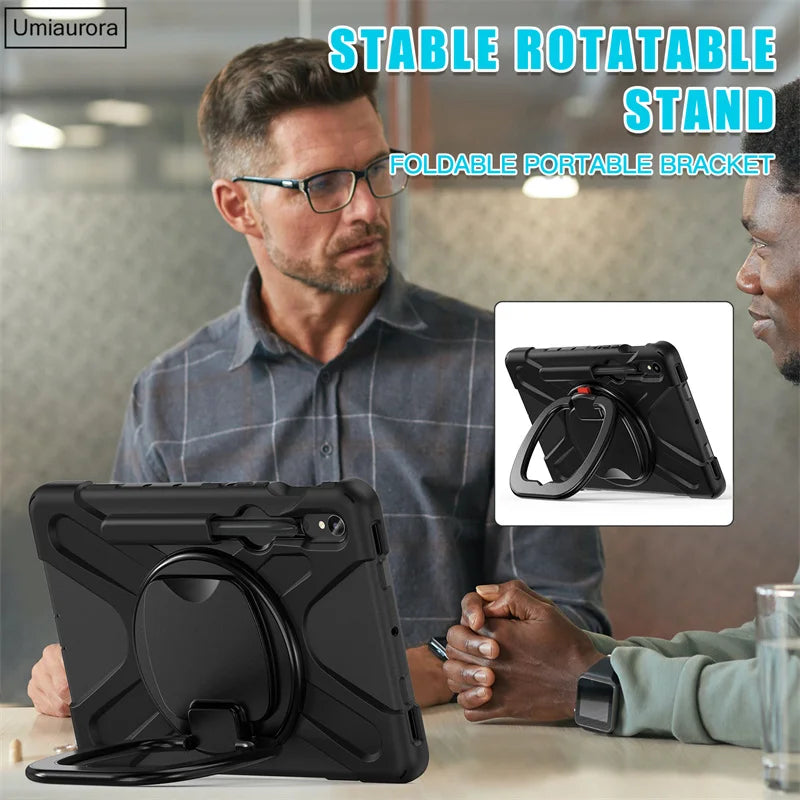 Heavy Duty Armor Kids Shockproof Case For Samsung Galaxy Tab S9 Series by Snagg A Tab Case