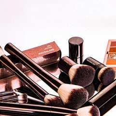 10 Piece Luxury Vegan Makeup Brush Set