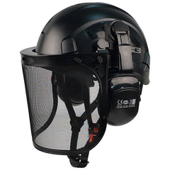 Forestry safety helmet kit with mesh face shield and earmuffs – image 9
