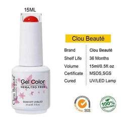 Professional 15ml HEMA & TPO-Free Gel Polish – High-Performance Semi-Permanent Varnish for Sensitive Skin