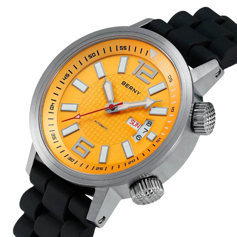 BERNY AM7081M Diver Automatic Watch - SnaggIt