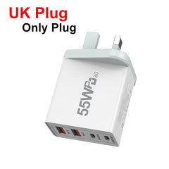 EU/US/UK/AU Plug USB Quick Charging Adapter by Snagg An Adapter