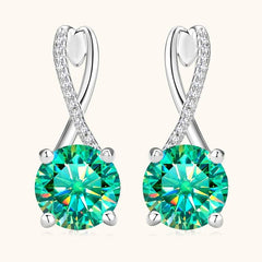 4CT Pink Moissanite Earrings - SnaggIt