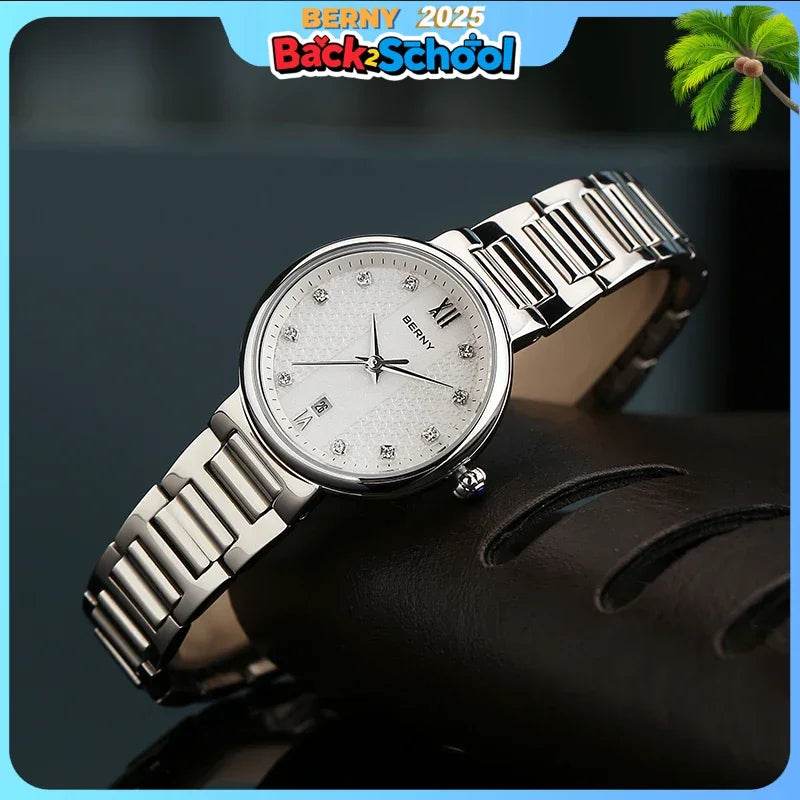 BERNY Ladies Diamond Quartz Watch - SnaggIt