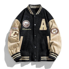 Baseball Embroidered Bomber Jacket - SnaggIt