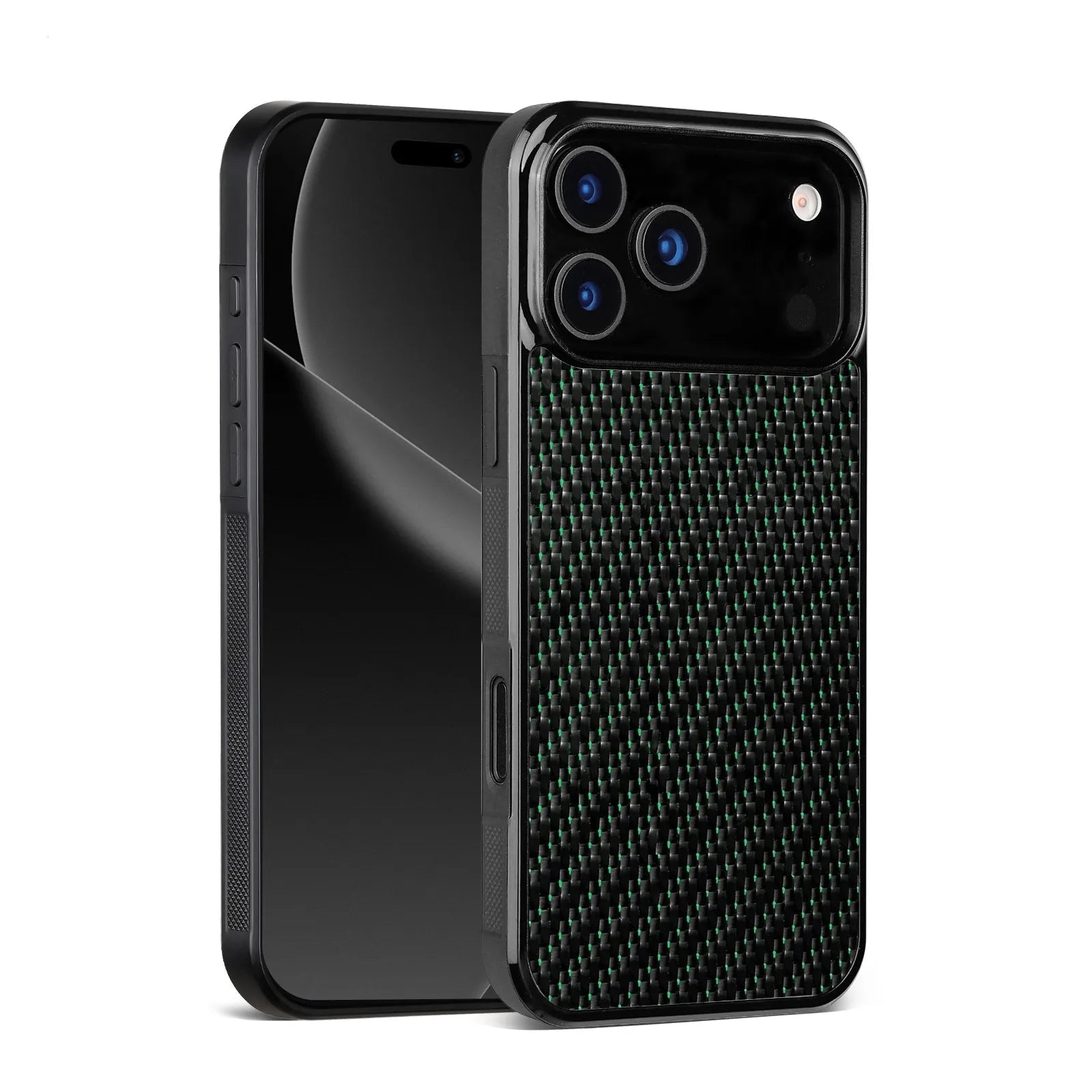 Magnetic Carbon Fiber Pattern Phone Case for iPhone 17 Pro Max Series by Snagg A Phone Case