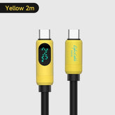 USB-C to USB-C Cable 240W PD 3.1 with LED Display | Liquid Silicone Fast Charger for iPhone 17 MacBook iPad
