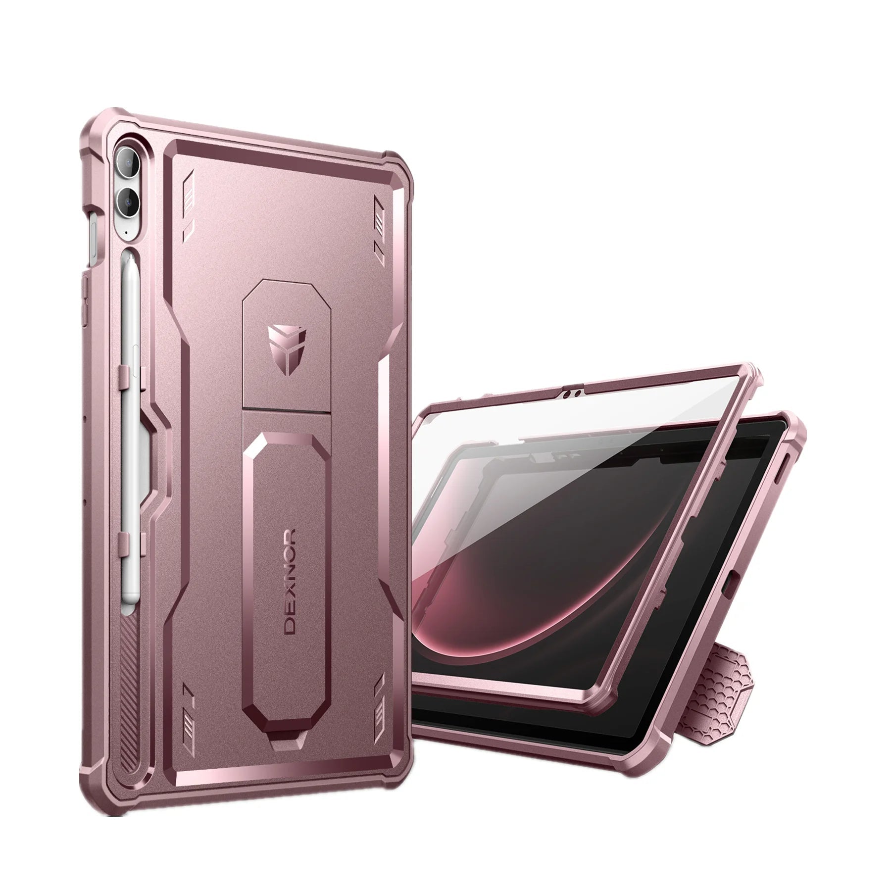 Heavy Shockproof Full Body Protective Cover WithBuilt in Screen Protector For Samsung Galaxy Tab S9 FE by Snagg A Tab Case