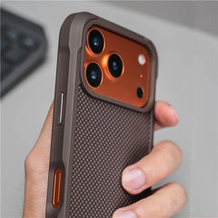 Luxury Lattice Woven MagSafe Hard Shockproof Case – iPhone 16 Series