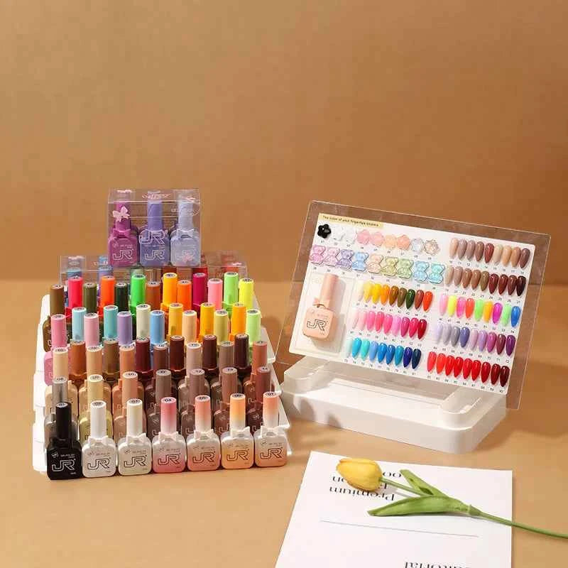 9pcs 15ml gel nail polish set Including Red Pink Nude - 10 Variants