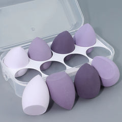 Professional Beauty Egg Series – 4/8 Pieces High Elasticity Cosmetic Puff Set