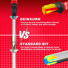 2" Impact Magnetic T30 Torx Screwdriver Bit Set – S2 Alloy Steel