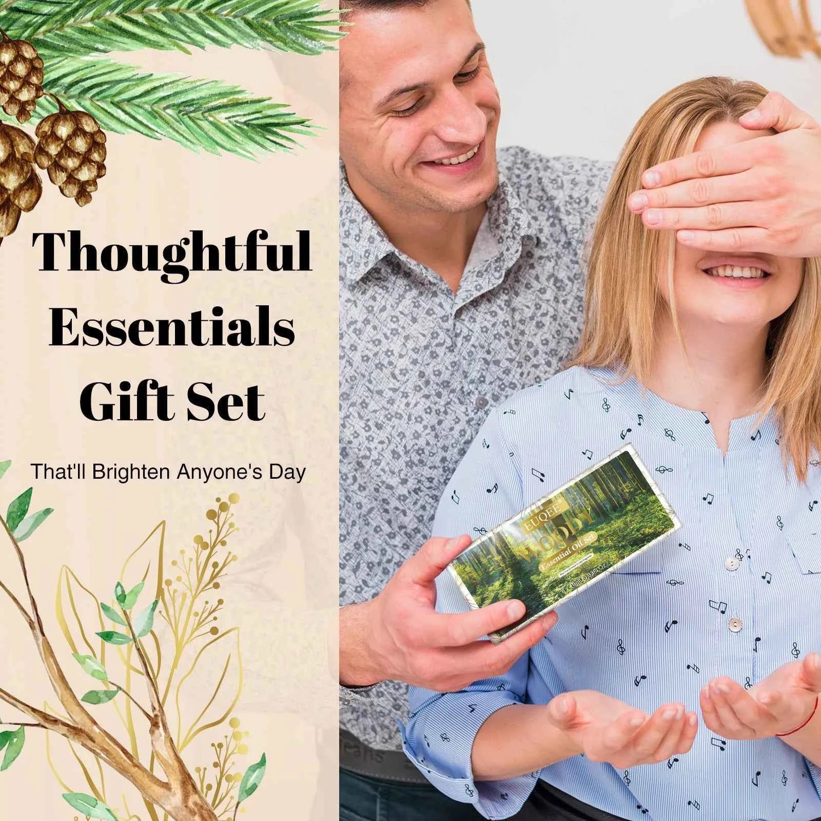 6 Piece Essential Oil Collection – 100% Pure Natural Aromatherapy Set for Diffusion & DIY Wellness
