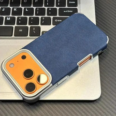 Luxury Jeans Fabric Soft Plating Shockproof Case – for iPhone 17 Series - Phone Cases & Covers