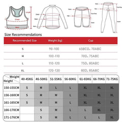 Women's Long Sleeve Workout Suit | Quick-Dry Gym Bra & Short Tracksuit Running Yoga Clothes Set