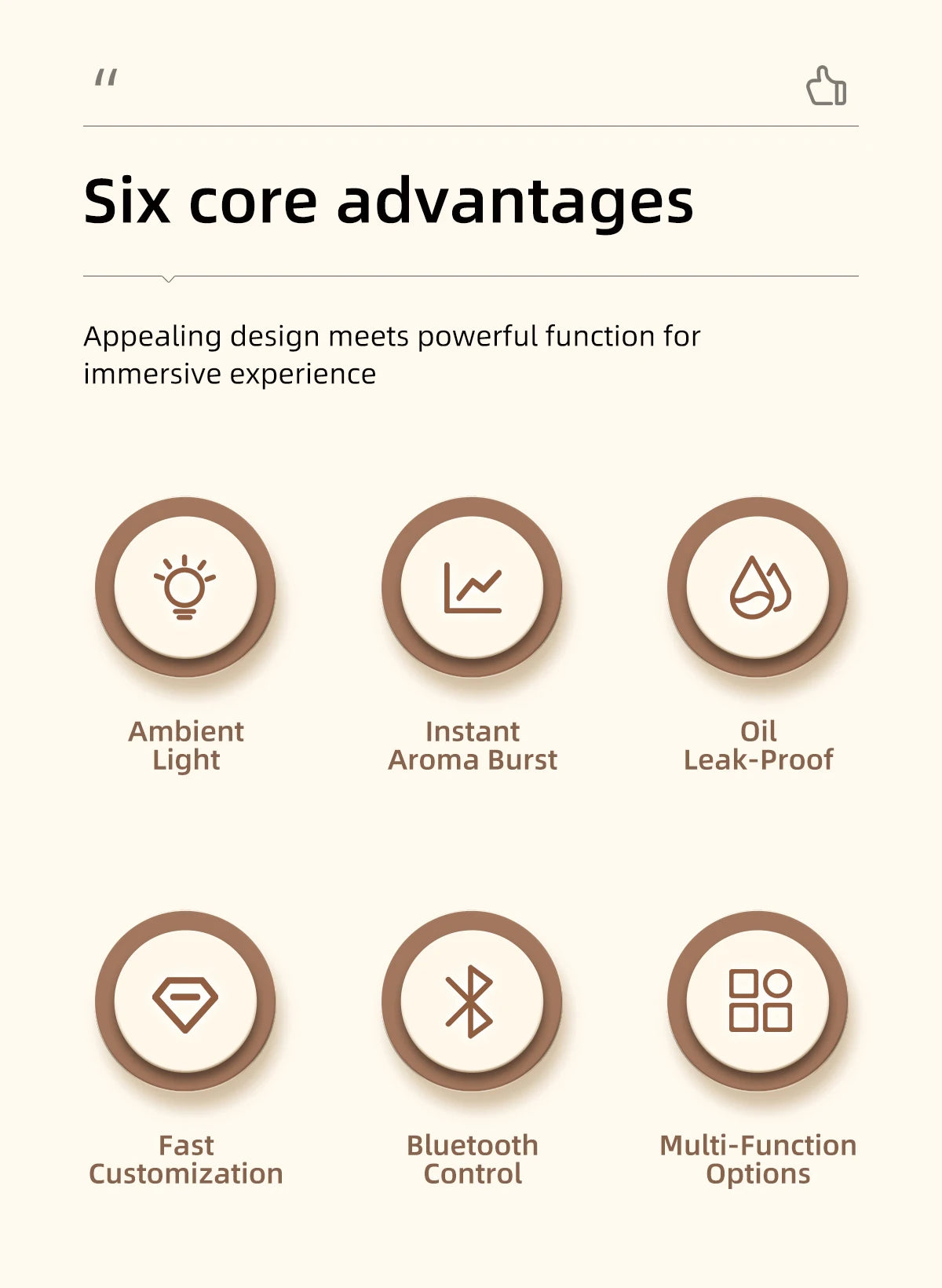 Smart Bluetooth Scent Diffuser with Night Light by Snagg A Diffuser