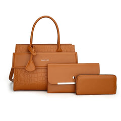 PU Leather Shoulder Tote by Snagg It Purses