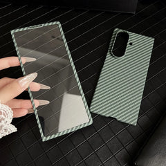 Carbon Fiber Pattern Magnetic Case For Samsung Z Fold 7 Series by Snagg A Phone Case