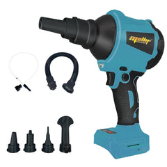 High Volume Cordless Compressed Air Duster - 50,000 RPM Brushless Motor & Multi Function Inflator