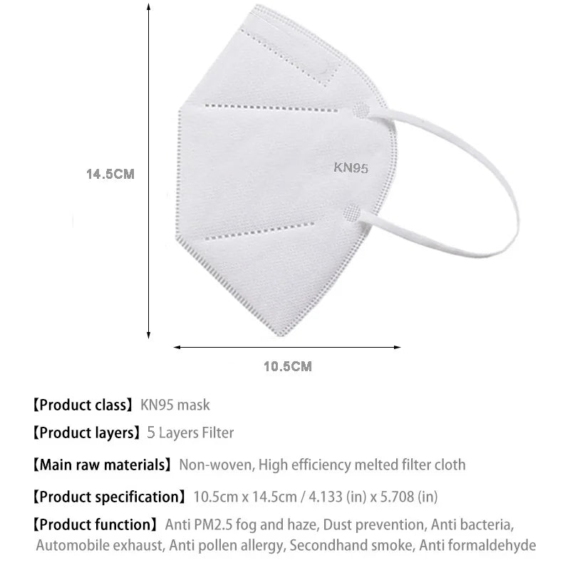 10–100 Pack FFP2 / KN95 Face Masks by Snagg A Face Mask