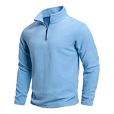 Men’s Outdoor Polar Fleece Pullover | Winter-Ready Half-Zip Thermal Top