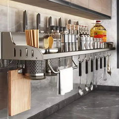 50cm Wall-Mounted Kitchen Storage Rack by Snagg A Rack