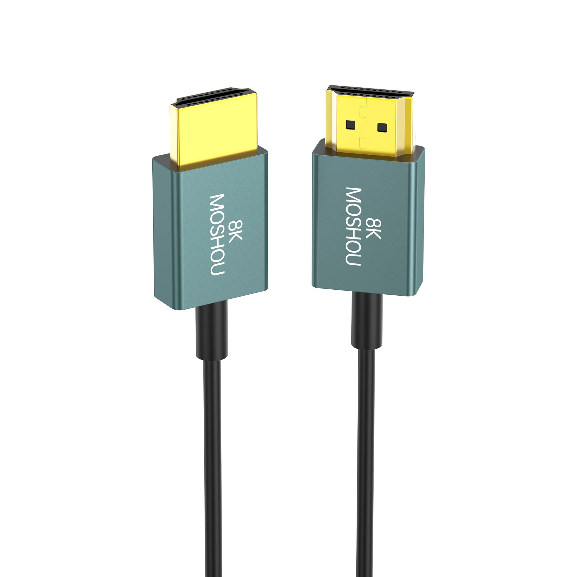 Ultra Thin 90-Degree HDMI 2.1 Cable 8K@60Hz / 4K@120Hz – Flexible Slim 2.4mm Cord for TV, HDTV & PS5