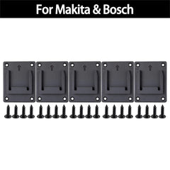 Cordless Drill & Power Tool Wall Mount Holder Compatible with Makita, DeWalt, Bosch & Milwaukee 18V Tools