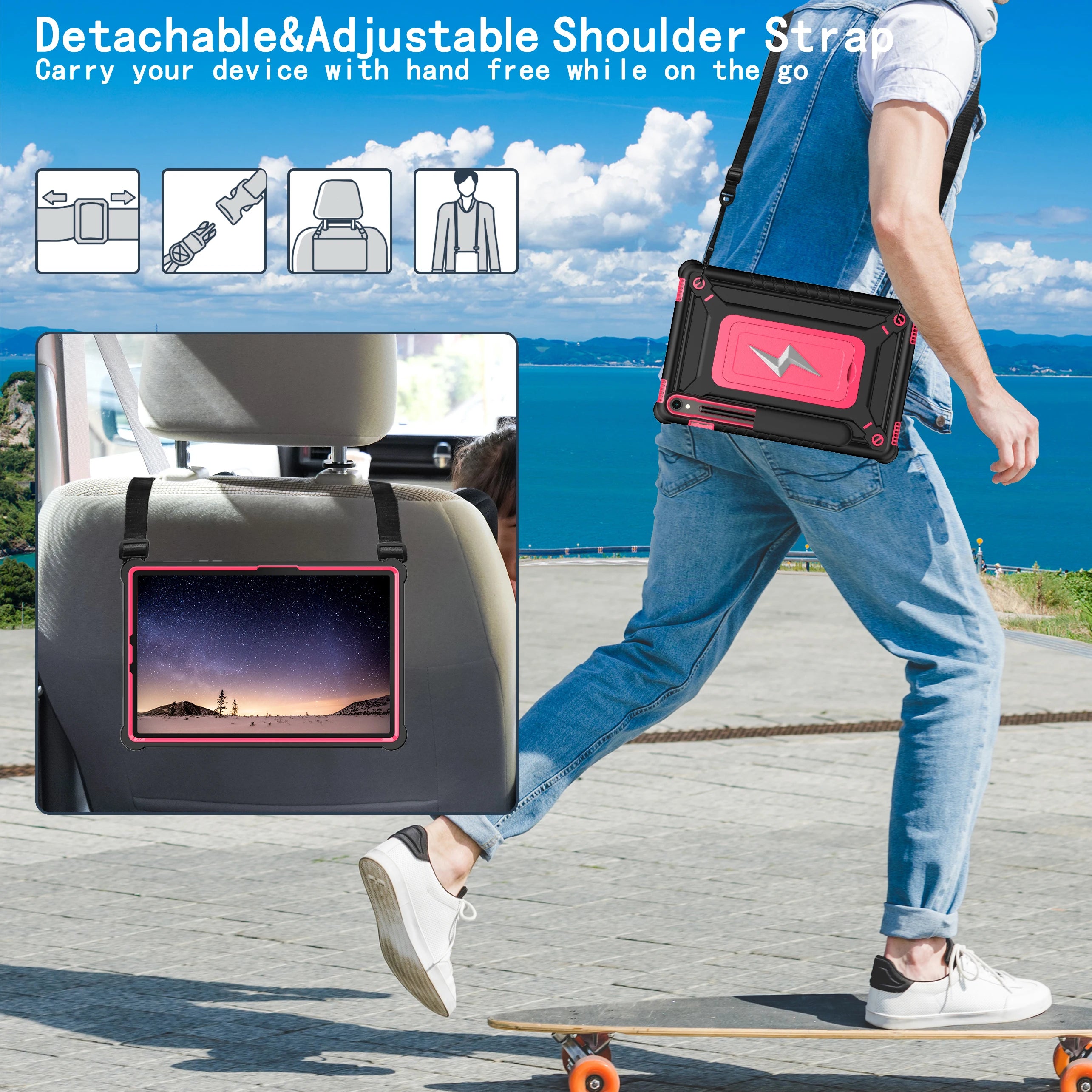 Stand Case for Samsung Tab S10 /S9 /S8 by Snagg A Tab Case