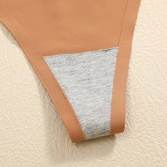 Seamless Thong Panties 6-Pack | Invisible Thin Strap Low Waist High Stretch Women's Underwear