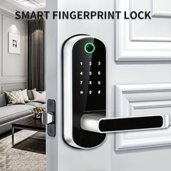 Smart Fingerprint Door Lock – WiFi Keyless Entry with Touchscreen by Snagg A Smart Door Lock
