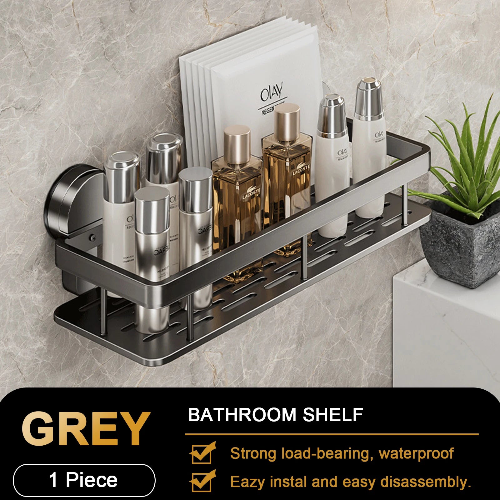 Suction Cup Storage Rack by Snagg A Rack