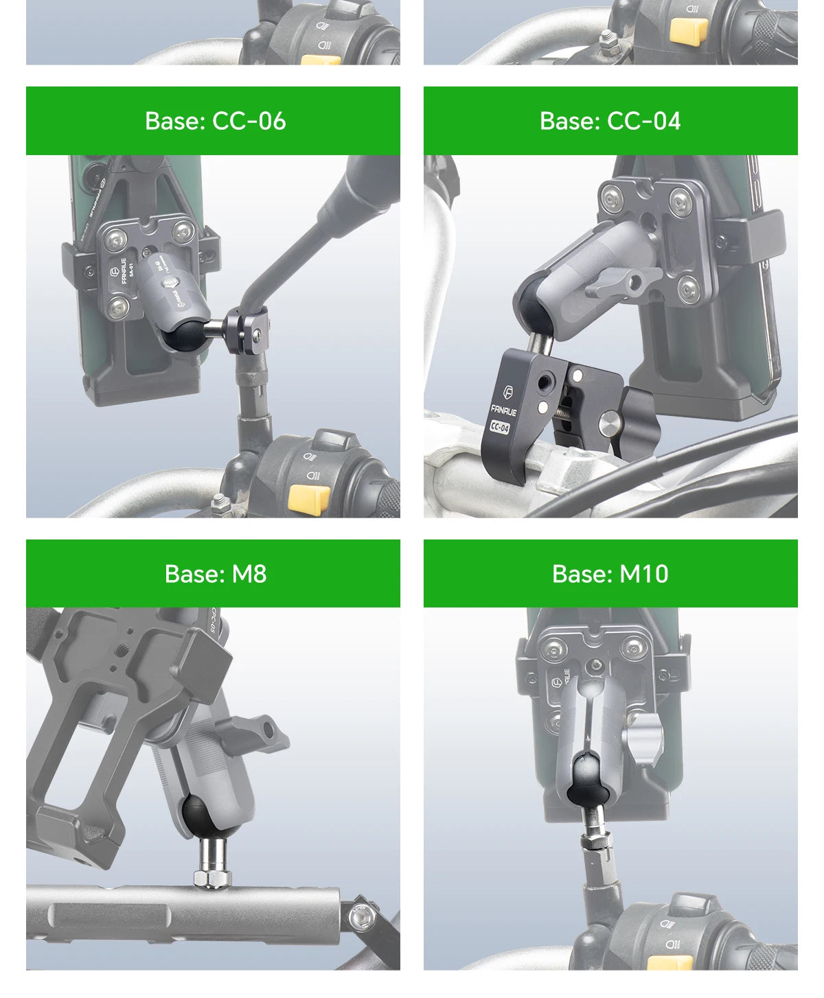 Motorcycle Phone Holder by Snagg A Phone Holder