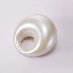 Pearl White Acrylic Evening Clutch by Snagg It Purses