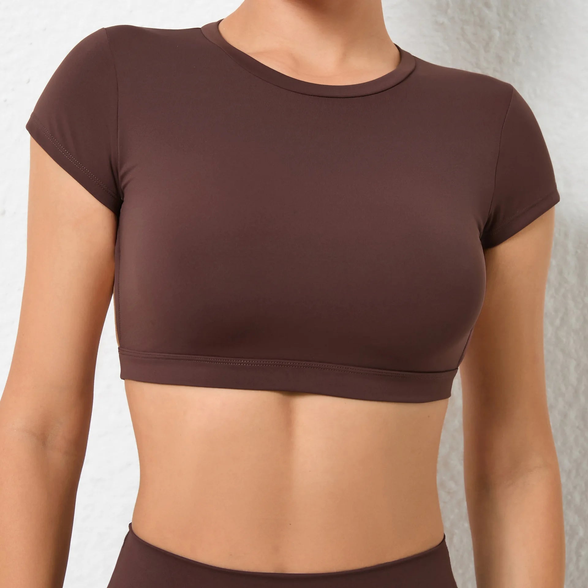 Women's Backless Sports Crop Top | Breathable Workout Yoga Gym Fitness Sportswear Summer