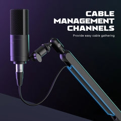 Adjustable Low Profile Microphone Arm Stand by Snagg A Microphone Stand