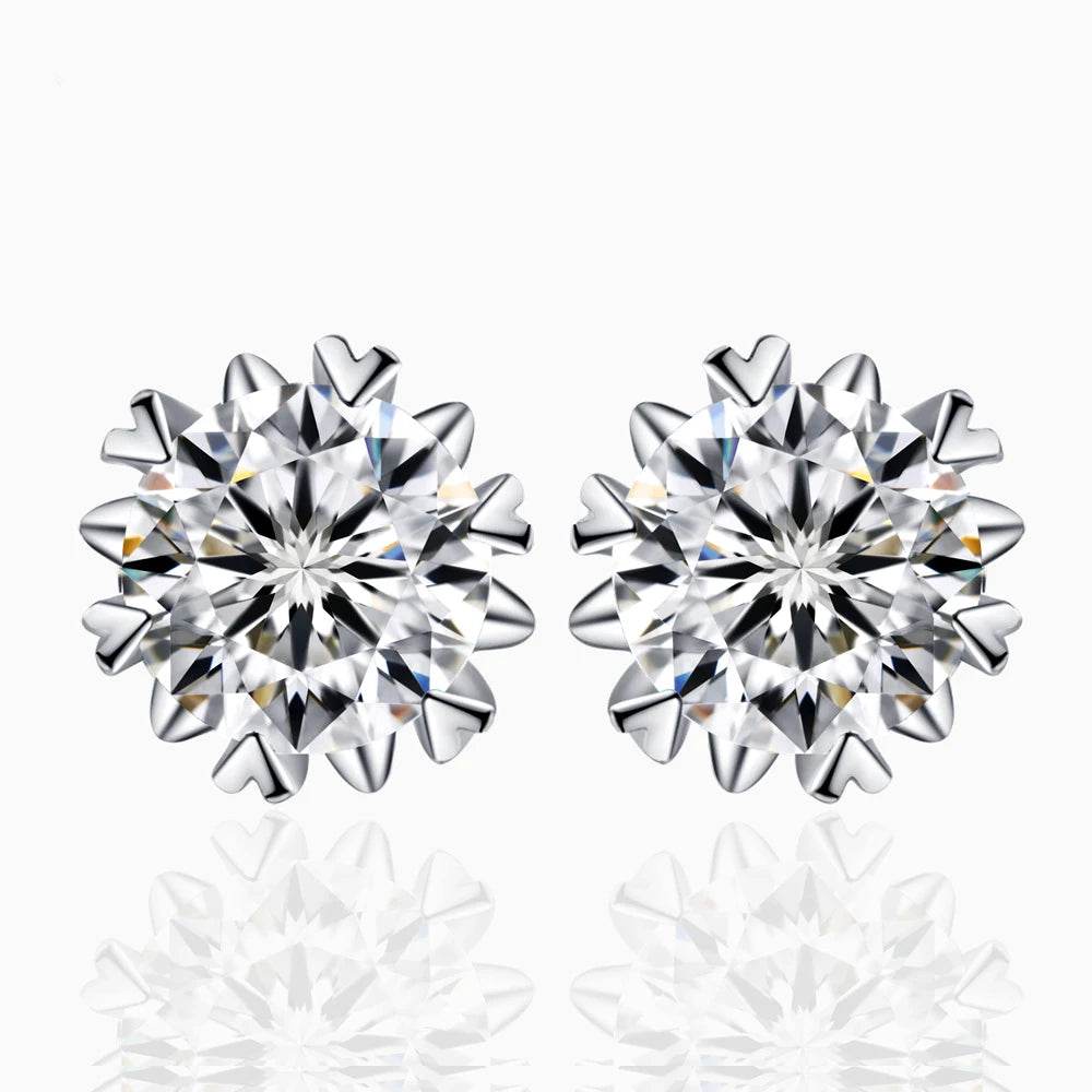1CT Moissanite Stud Earrings - SnaggIt