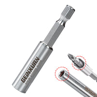 2" Stainless Steel Magnetic Screwdriver Bit Holders – Hex Shank, Quick-Change