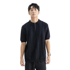 Vintage Knitted Polo | England Style Summer Business Casual