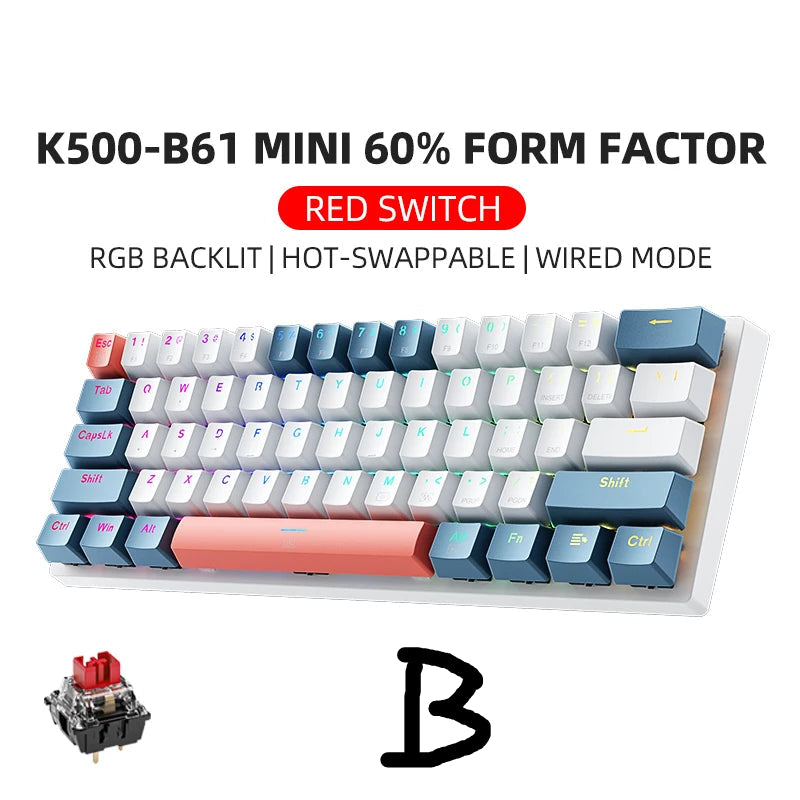 60% Mini Mechanical Keyboard for Gaming by Snagg A Keyboard